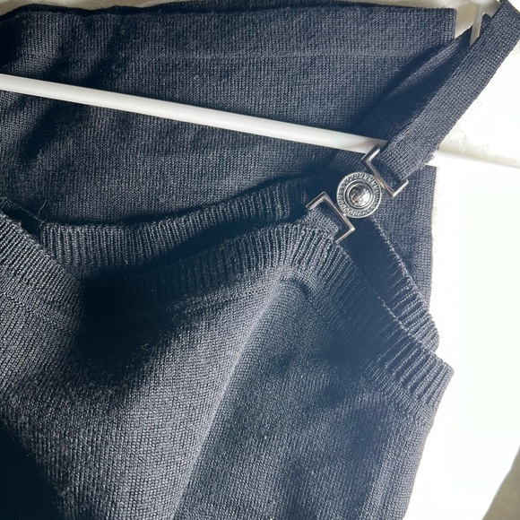 Vintage 90’s Versace Jeans Couture Knit Mini Dress - Size Medium - Picture 3 of 6